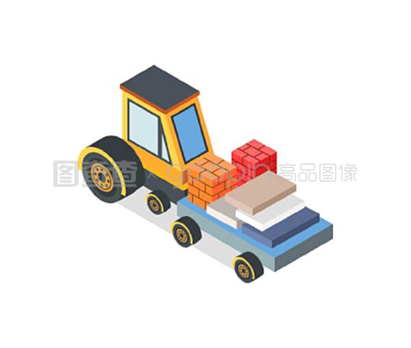 裝填磚和箱子的施工機械 提升工業(yè)建筑與貨物運輸效率的新設(shè)備